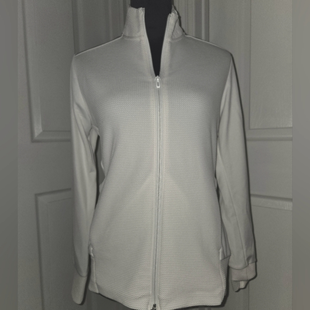 ADIDAS WOMEN ULTIMATE365 TEXTURED JACKET SZ M